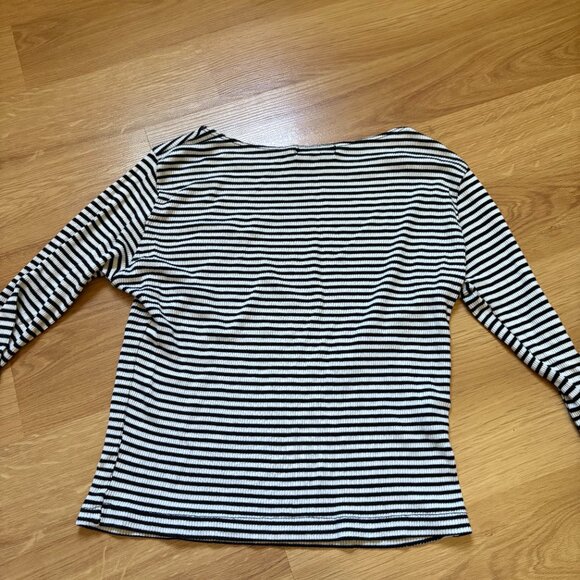 Brandy Melville Striped Long Sleeve Top - Picture 3 of 4
